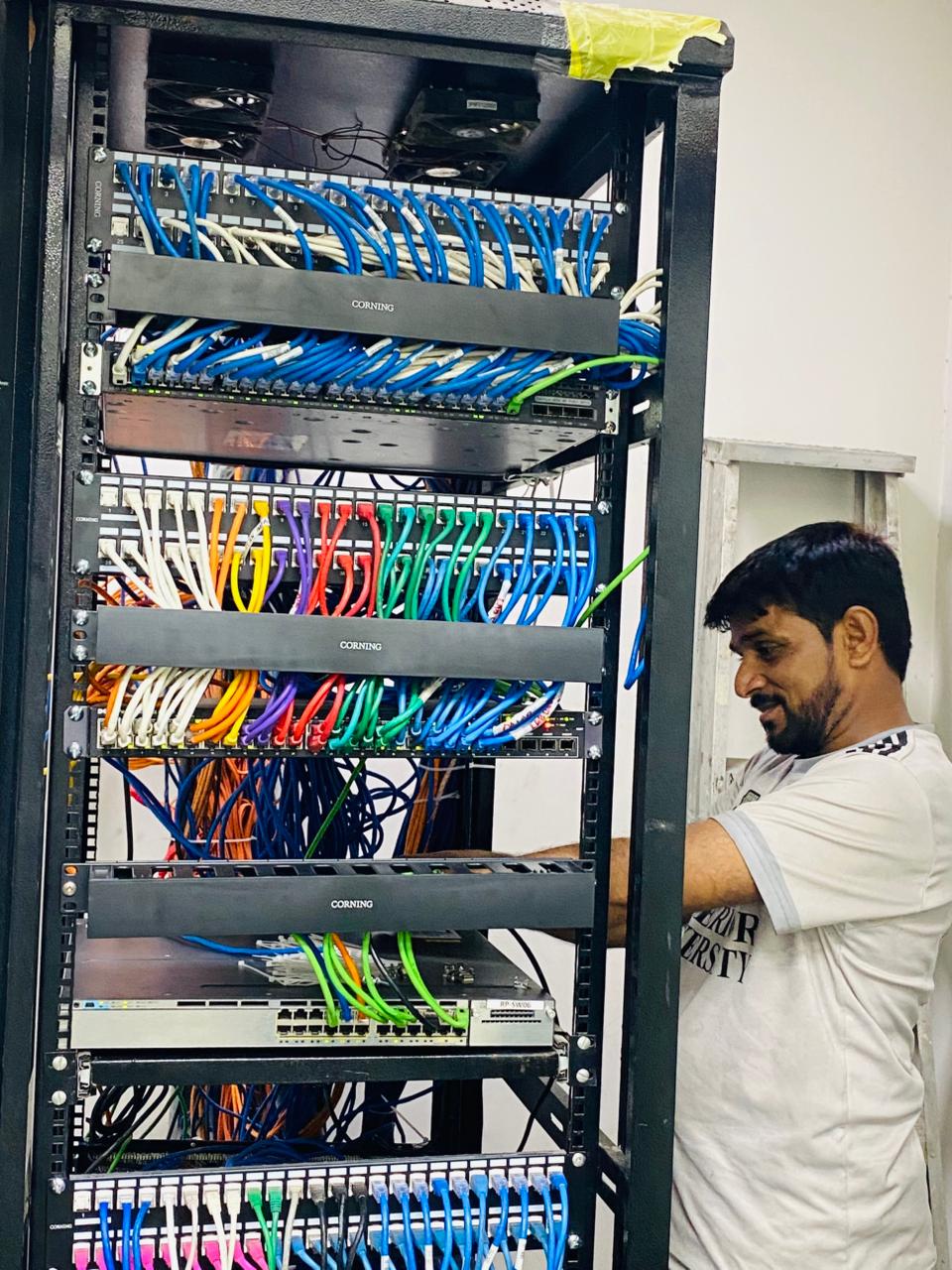 Colour-coded patching